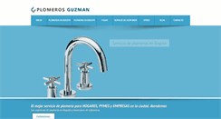 Desktop Screenshot of plomerosguzmanenbogota.com